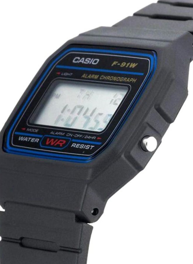 CASIO Men's Resin Digital Watch F-91W-1HDG - Image 3