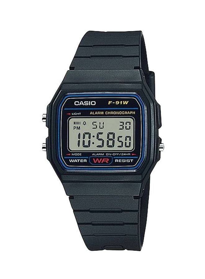 CASIO Men's Resin Digital Watch F-91W-1HDG - Image 1