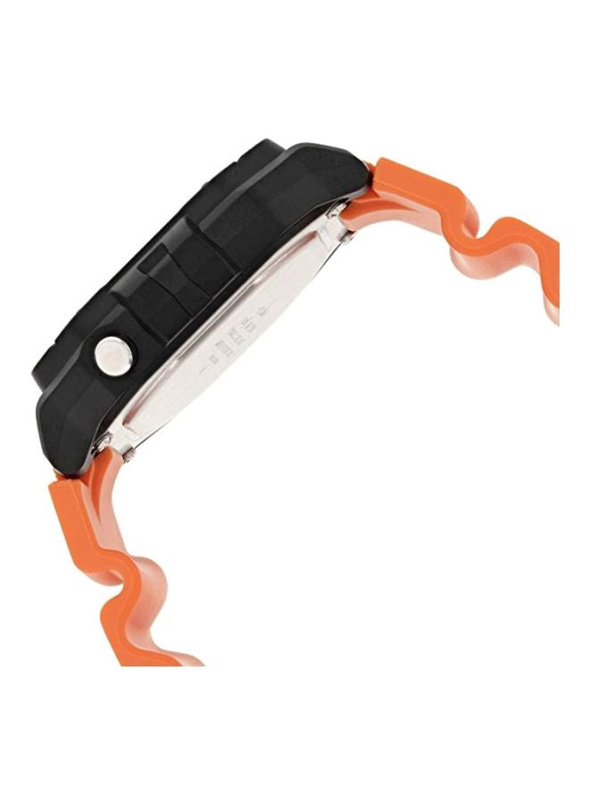 CASIO Men's Youth Digital Watch W-218H-4B2VEF - 44 mm - Orange  - Image 3
