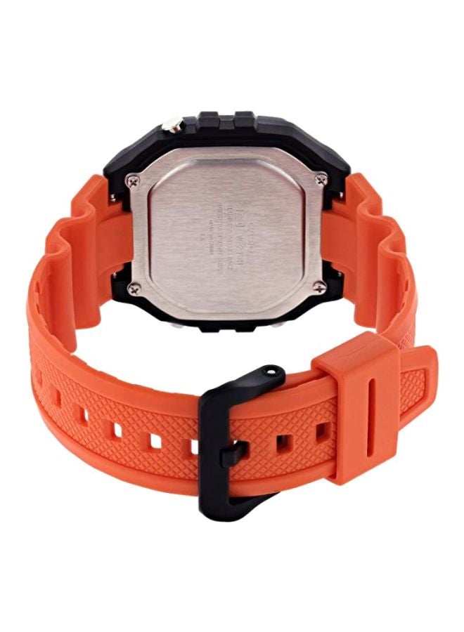 CASIO Men's Youth Digital Watch W-218H-4B2VEF - 44 mm - Orange  - Image 2