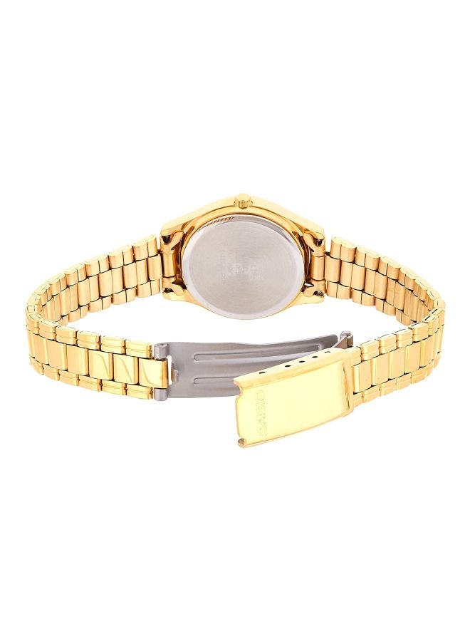 كاسيو ساعة يد كور بعقارب ومقاومة للماء طراز LTP1275G-9ADF - 25 مم - لون ذهبي للنساء - Image 2