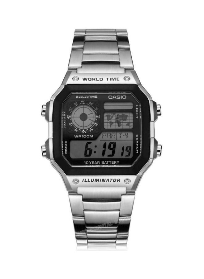 CASIO Men's Youth Digital Watch AE-1200WHD-1AVDF - Image 1