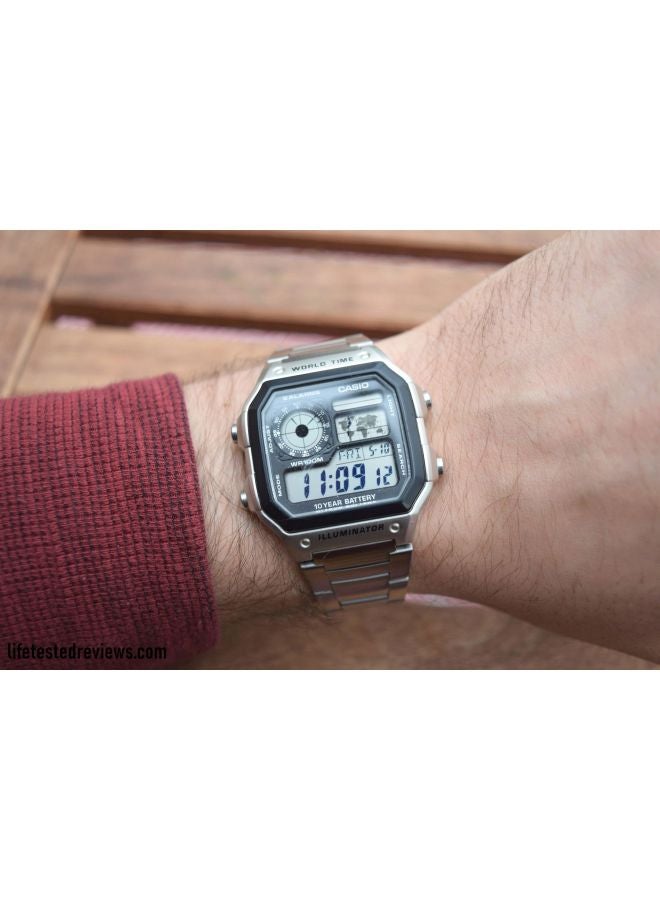 CASIO Men's Youth Digital Watch AE-1200WHD-1AVDF - Image 3