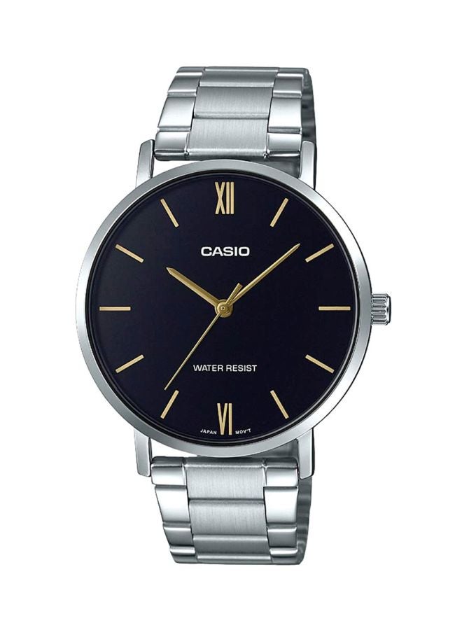 CASIO - Women's Enticer Analog Watch MTP-VT01D-1BUDF - 40 mm - Silver - Image 1