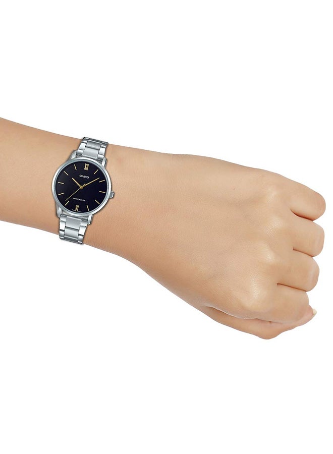 CASIO - Women's Enticer Analog Watch MTP-VT01D-1BUDF - 40 mm - Silver - Image 1