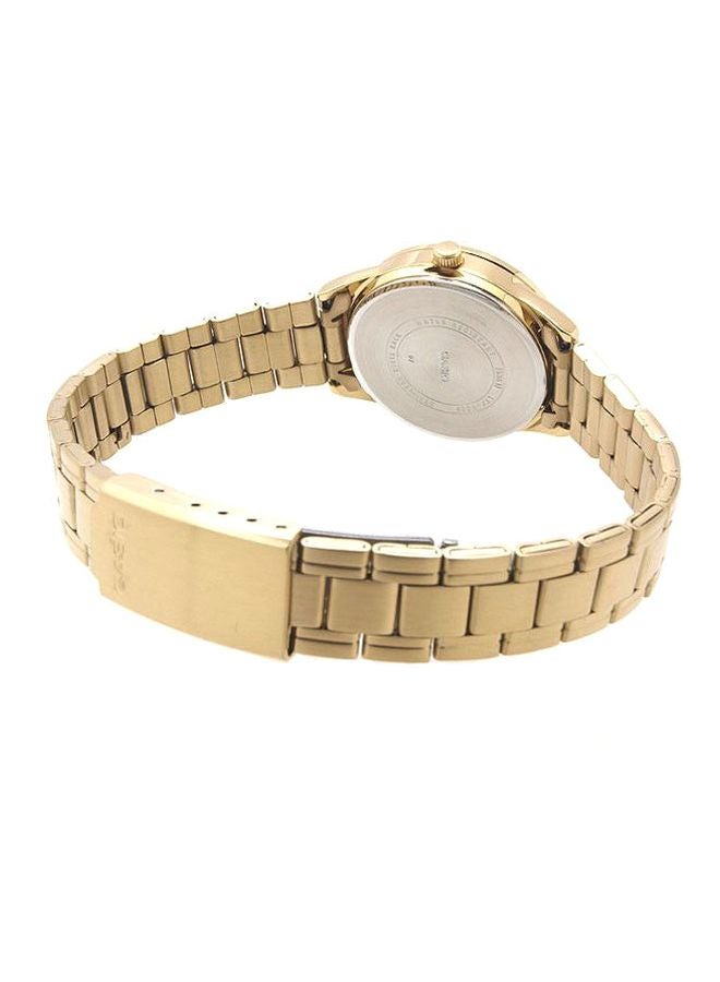 كاسيو ساعة يد رسمية بعقارب طراز LTP-V005G-7A - مقاس 28 مم - لون ذهبي للنساء - Image 2