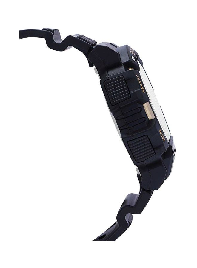 كاسيو ساعة يد رقمية للشباب طراز W-735H-1A2V - مقاس 51 مم - لون أسود للرجال - Image 4