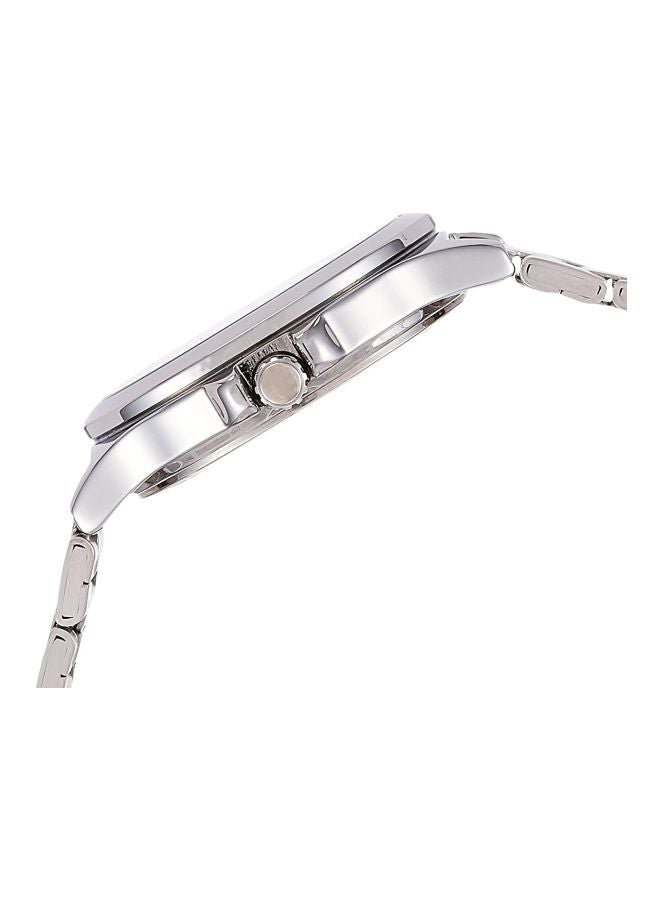 كاسيو ساعة يد إنتيسر بعقارب طراز LTP-V300D-4AUDF - 34 مم - فضي للنساء - Image 3