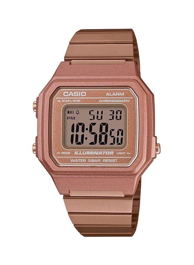 CASIO - Men's Vintage Digital Watch B650WC-5ADF - 43 mm - Rose Gold - Image 1