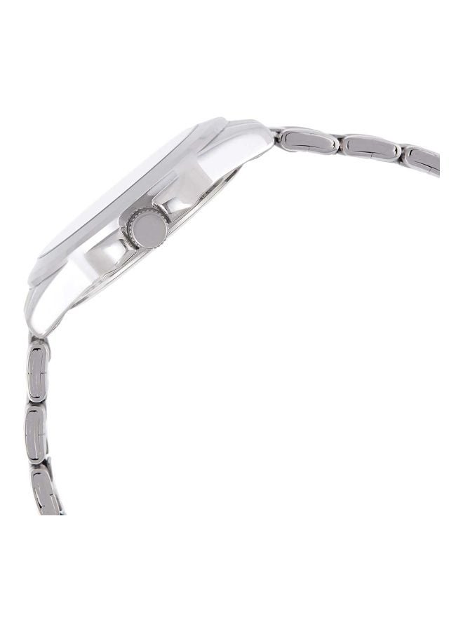 كاسيو ساعة يد بعقارب من سلسلة إنتايسر طراز LTP-1215A-1ADF - 28 مم - فضي للنساء - Image 3