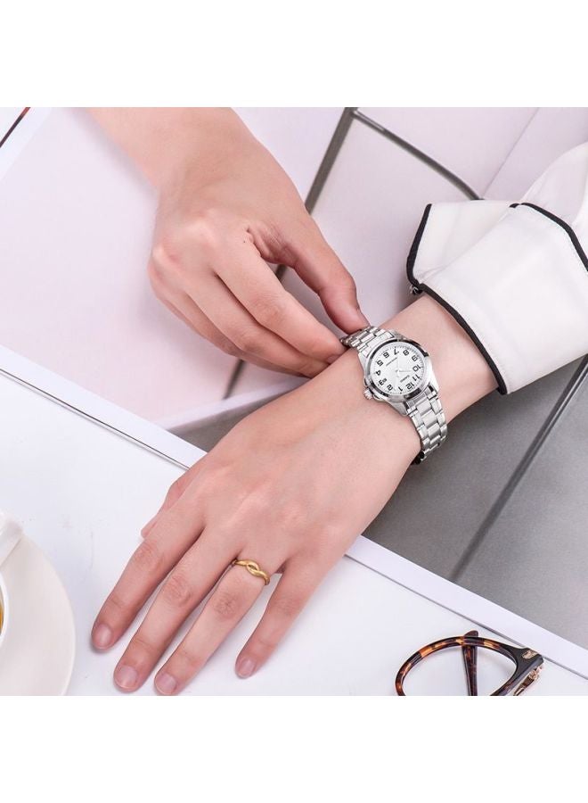 CASIO Women's Enticer Series Analog Watch LTP-1215A-7A - 28 mm - Silver - Image 5