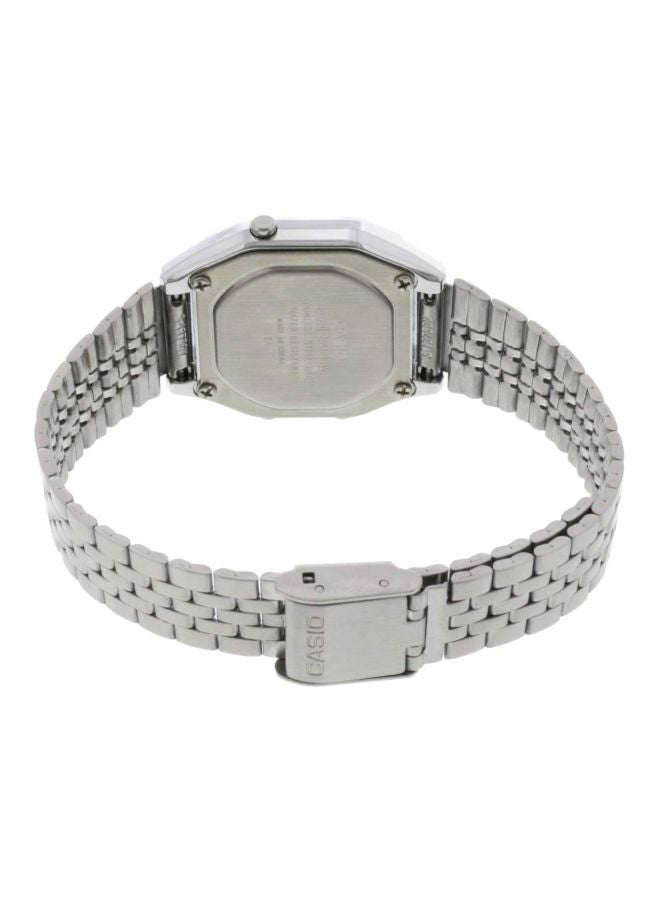 CASIO Women's Youth Digital Watch LA680WA-1 - 34 mm - Silver - Image 2
