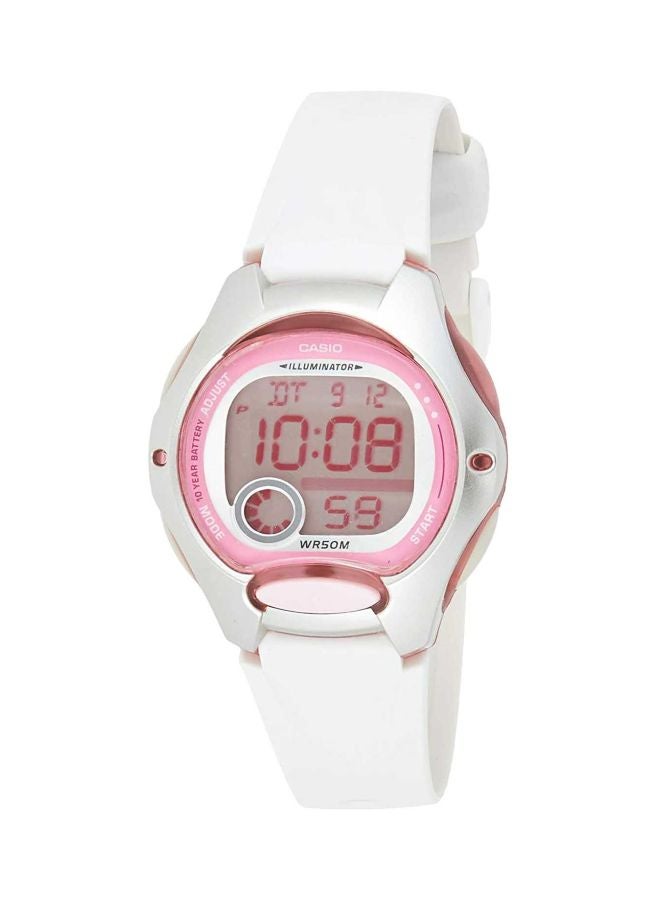 كاسيو ساعة يد رقمية للشباب طراز LW-200-7A - قياس 38 مم - لون أبيض للنساء - Image 1