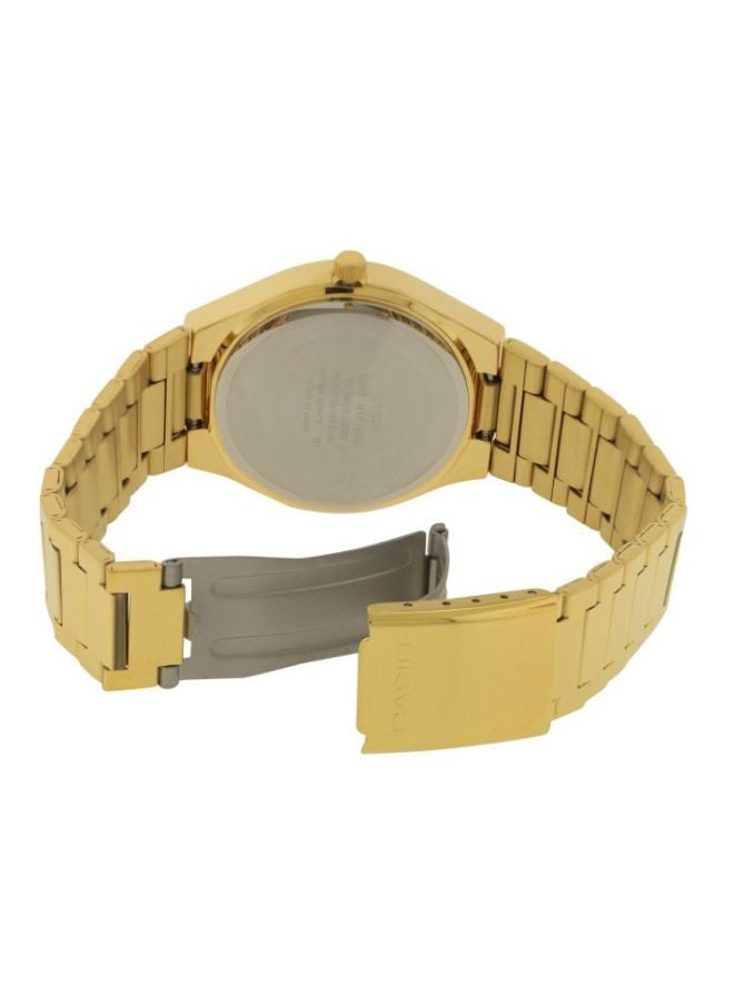 CASIO Men's Enticer Series Water Resistant Analog Watch MTP-1170N-9ARDF - 33 mm - Gold - Image 2