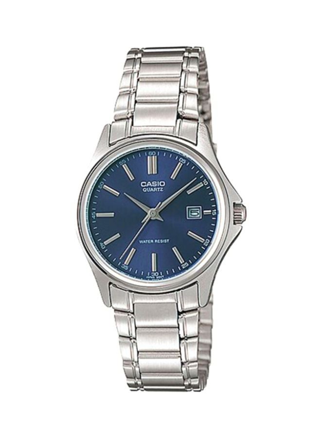 CASIO Women's Enticer Series Water Resistant Analog Watch LTP-1183A-2ADF - 29 mm - Silver - Image 1