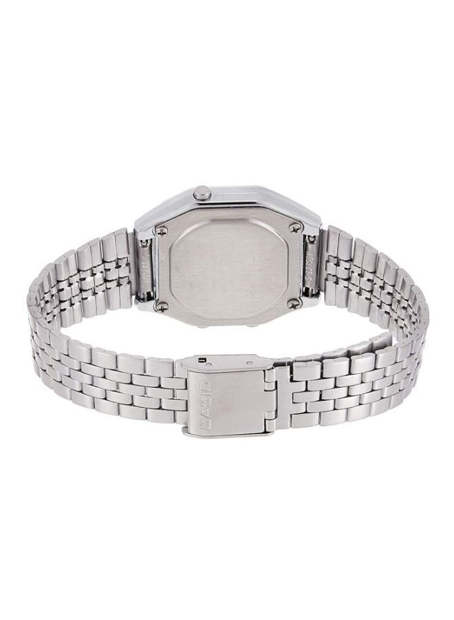 CASIO Women's Youth Vintage Water Resistant Digital Watch LA680WA-4CDF - 29 mm - Silver - Image 2