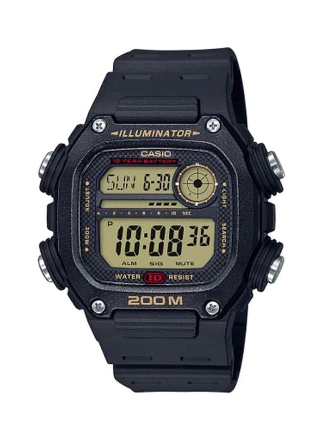 CASIO Men's Youth Water Resistant Digital Watch DW-291H-9AVEF - 50 mm - Blue - Image 1