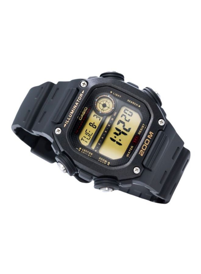 CASIO Men's Youth Water Resistant Digital Watch DW-291H-9AVEF - 50 mm - Blue - Image 4