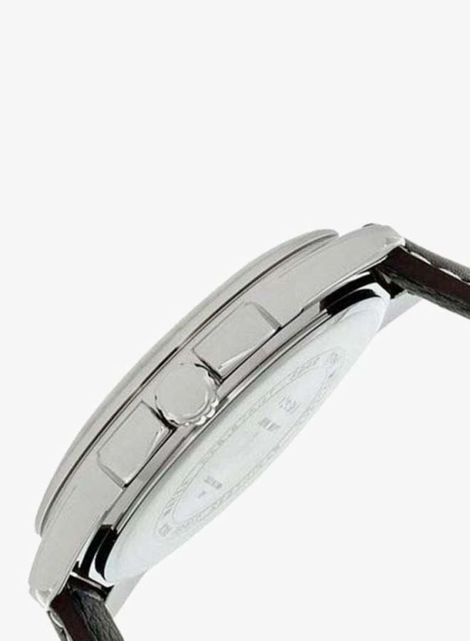 CASIO Men's Enticer Series Water Resistant Analog Watch MTP-1314L-7A - 50 mm - Brown - Image 3