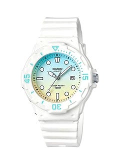Women's Youth Water Resistant Analog Watch LRW-200H-2E2 - 39 mm - White