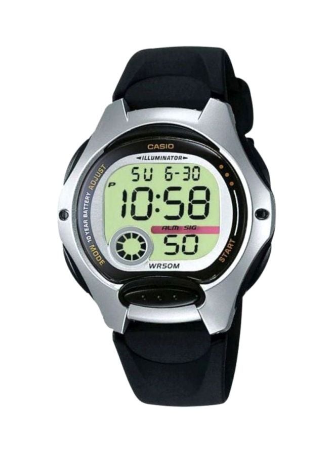 CASIO Women's Youth Water Resistant Digital Watch LW-200-1AVDF - 38 mm - Black - Image 1