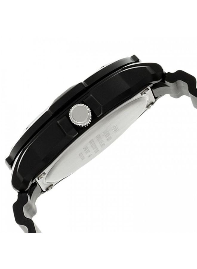 كاسيو ساعة يد بعقارب مقاومة للماء من سلسلة يوث طراز MRW-200H-2B - مقاس 48 مم - لون أسود للرجال - Image 3