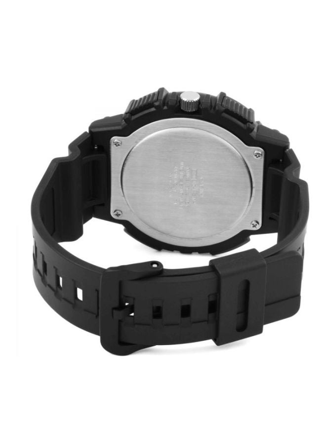 كاسيو ساعة يد كرونوغراف مقاومة للماء طراز MCW-200H-2AVEF - مقاس 54 مم - لون أسود للرجال - Image 2