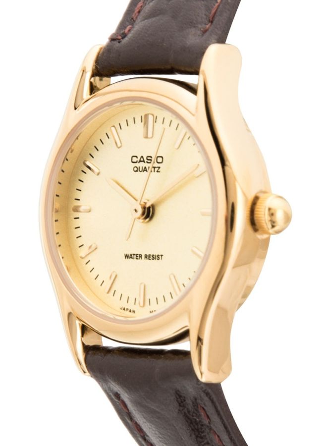 CASIO Women's Enticer Analog Watch LTP-1094Q-9ARDF - 29 mm - Brown - Image 4