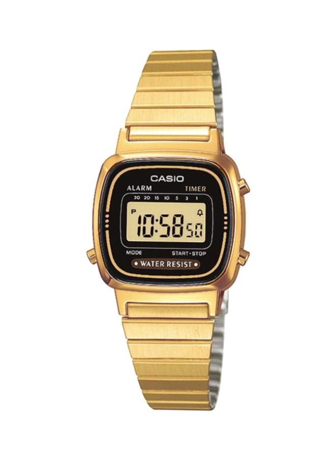 Women's Vintage Digital Watch LA670WGA-1D - 30 mm - Gold - v1599906585/N14601151A_1