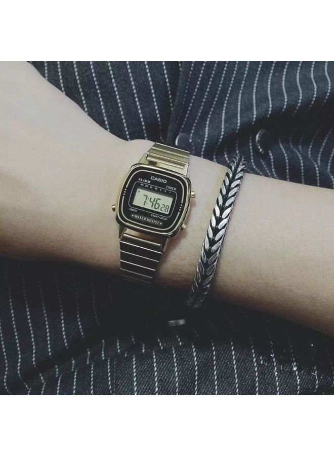 CASIO - Women's Vintage Digital Watch LA670WGA-1D - 30 mm - Gold - Image 1