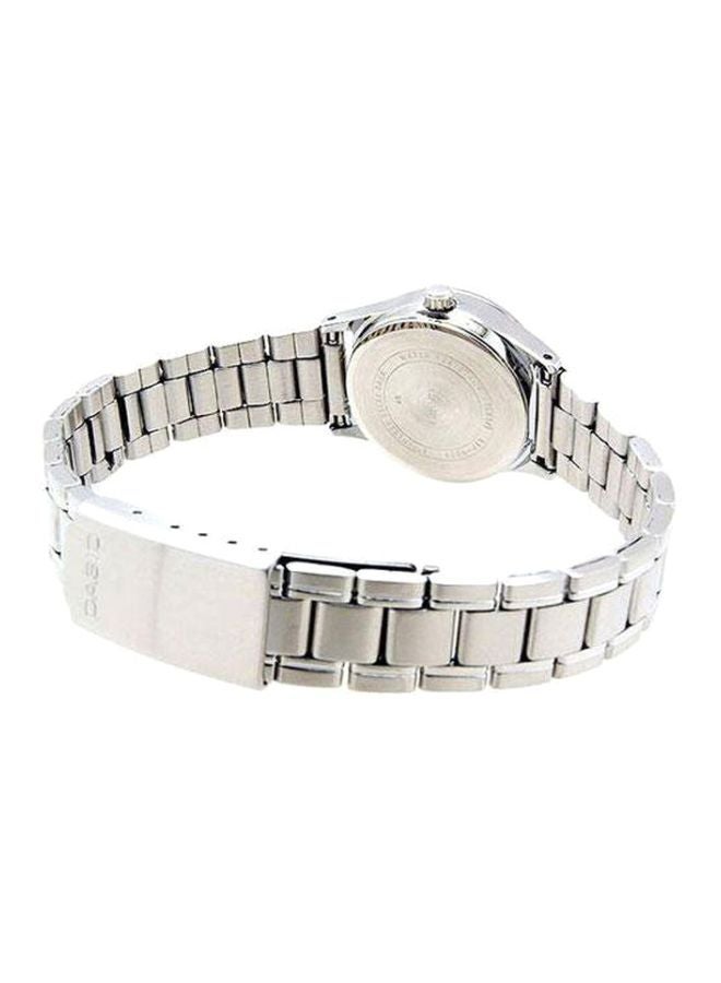 كاسيو ساعة يد رسمية بعقارب طراز LTP-V006D-1B - قياس 30 مم - لون فضي للنساء - Image 2