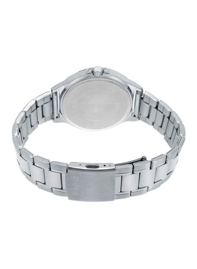 كاسيو ساعة يد رسمية بعقارب طراز MTP-V300D-7AUDF - 42 مم - فضي للرجال - Image 2