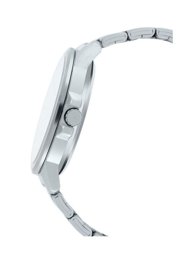 كاسيو ساعة يد رسمية بعقارب طراز MTP-V300D-7AUDF - 42 مم - فضي للرجال - Image 3