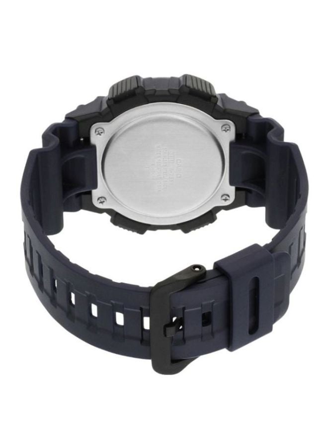 كاسيو ساعة يد رقمية للشباب طراز W-735H-2AVDF - 51 مم - أزرق للرجال - Image 2