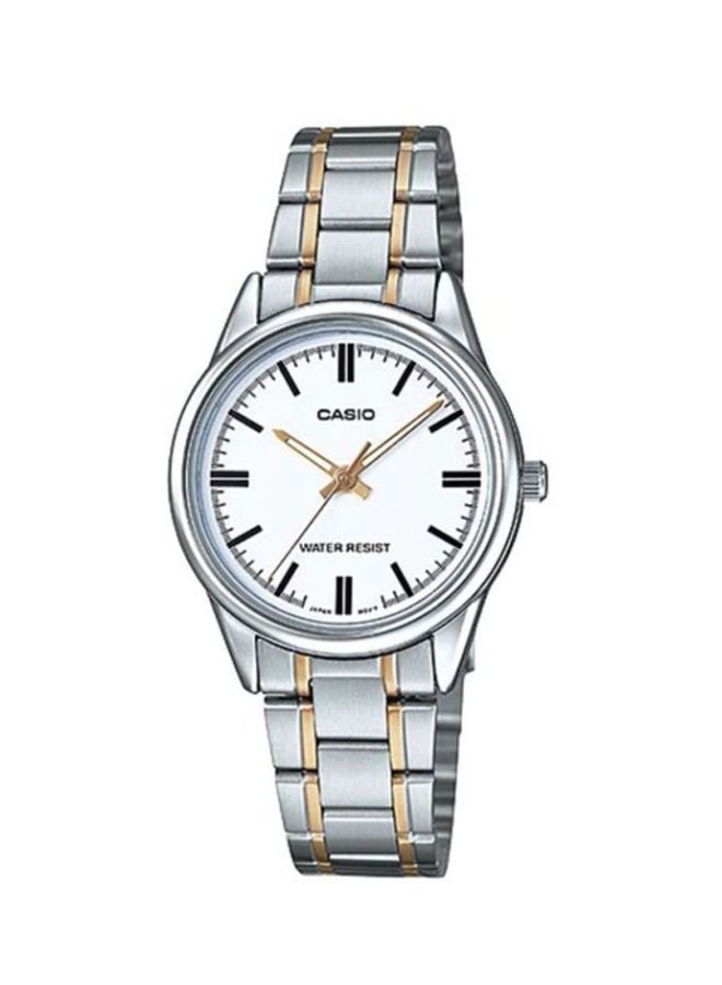 CASIO Women's Enticer Analog Watch LTP-V005SG-7A - 28 mm - Silver/Gold - Image 1