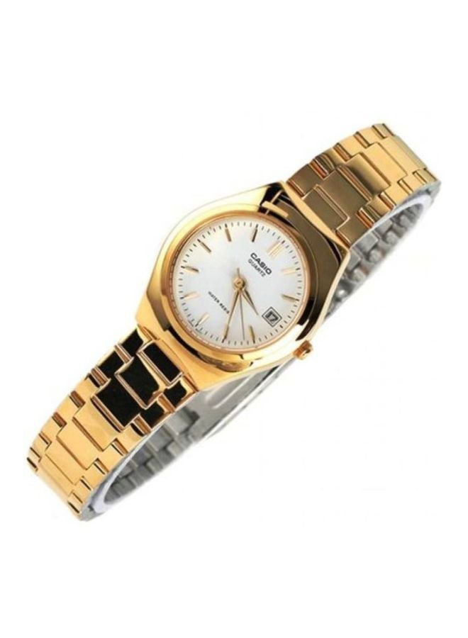 كاسيو ساعة يد إنتايسر بعقارب طراز LTP-1170N-7A - قياس 26 مم - لون ذهبي للنساء - Image 5