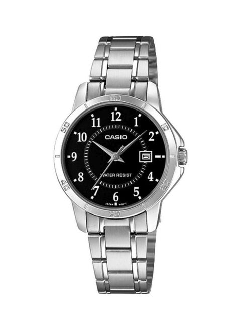 Women's Dress Water Resistant Analog Watch LTP-V004D-1BUDF - 30 mm - Silver