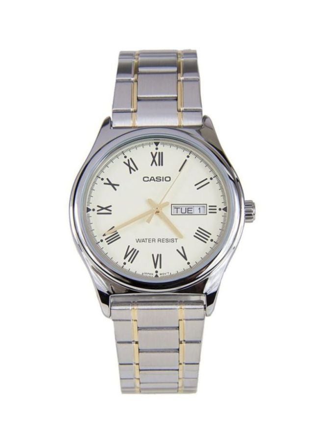 CASIO Women's Dress Analog Watch LTP-V006SG-9B - 25 mm - Silver/Gold - Image 1