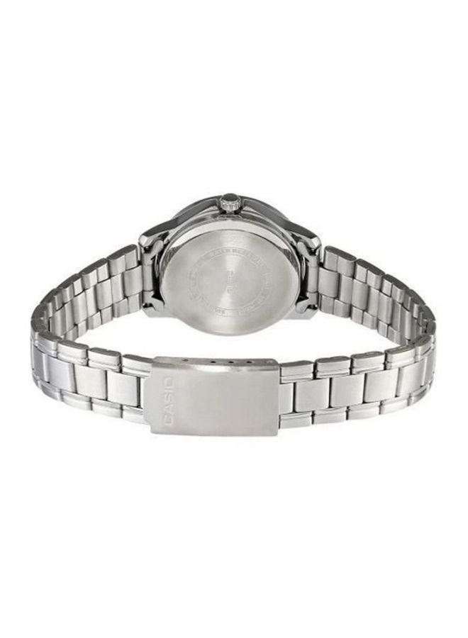 Women's Dress Water Resistant Analog Watch LTP-V004D-1BUDF - 30 mm - Silver