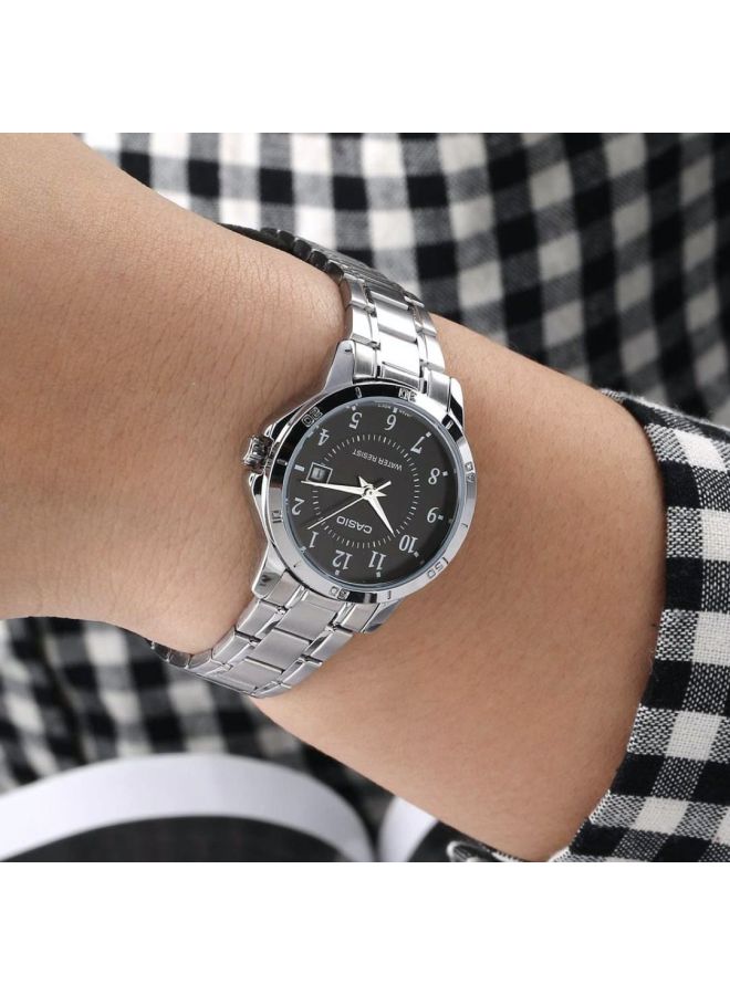 Women's Dress Water Resistant Analog Watch LTP-V004D-1BUDF - 30 mm - Silver