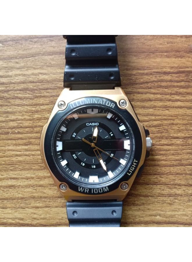 كاسيو ساعة يد انالوج للشباب- 100H-9AV - 49 مم - أسود للرجال - Image 5