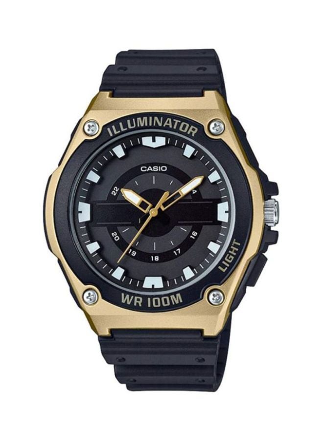 كاسيو ساعة يد انالوج للشباب- 100H-9AV - 49 مم - أسود للرجال - Image 1