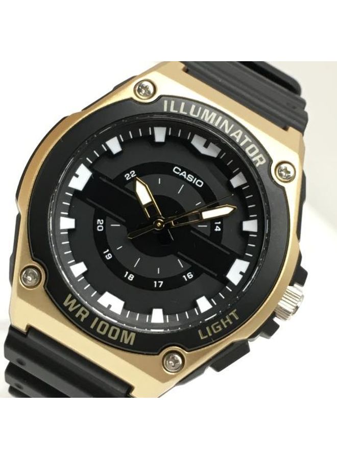 كاسيو ساعة يد انالوج للشباب- 100H-9AV - 49 مم - أسود للرجال - Image 4