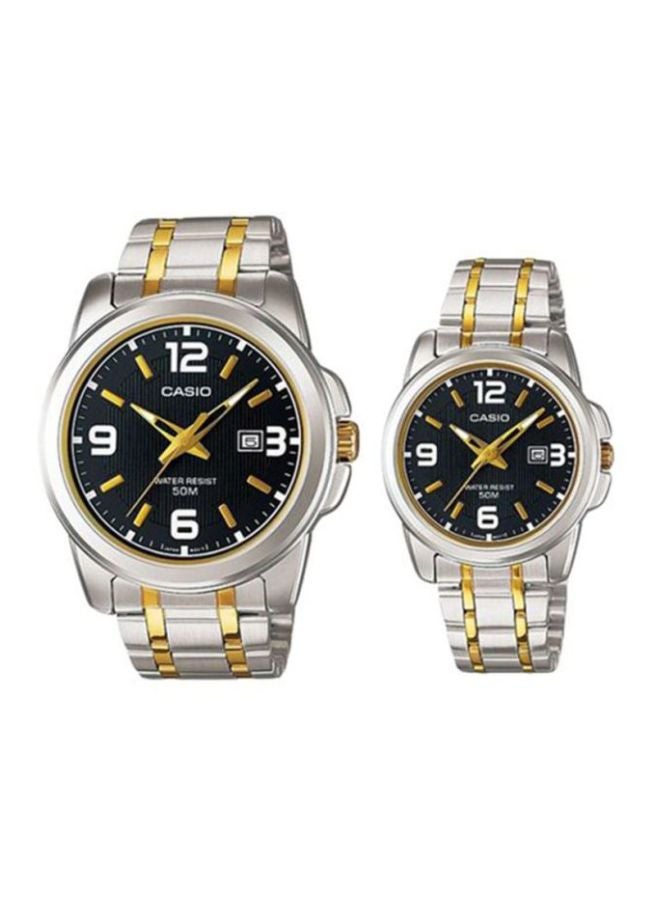 CASIO Enticer Analog Watch Set MTP/LTP-1314SG-1A  - Image 1