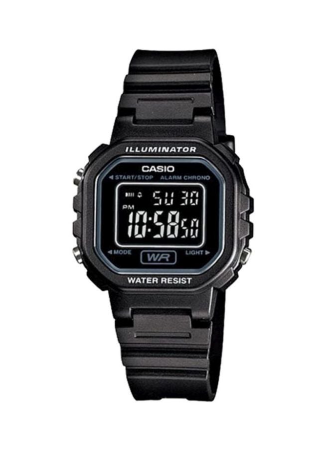 CASIO Women's Youth Water Resistant Digital Watch LA-20WH-1B - 30 mm - Black - Image 1