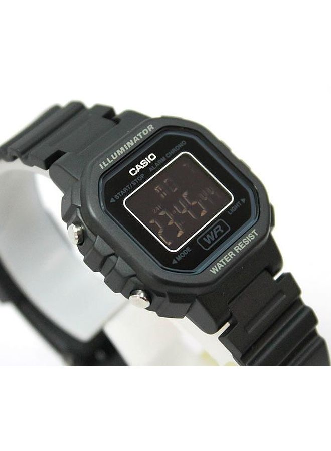 CASIO Women's Youth Water Resistant Digital Watch LA-20WH-1B - 30 mm - Black - Image 4