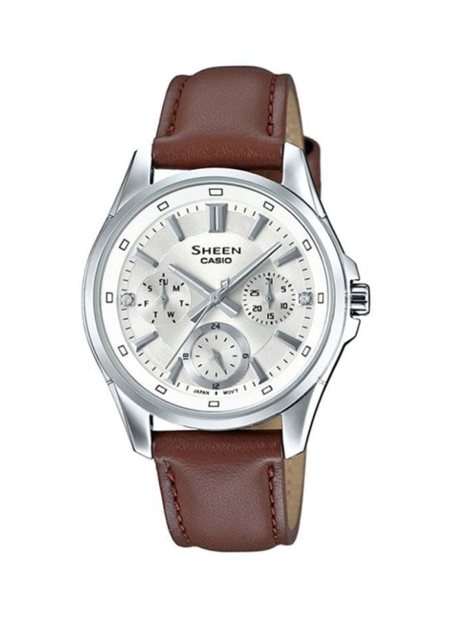 CASIO Women's Sheen Analog Watch SHE-3060L-7A - Image 1