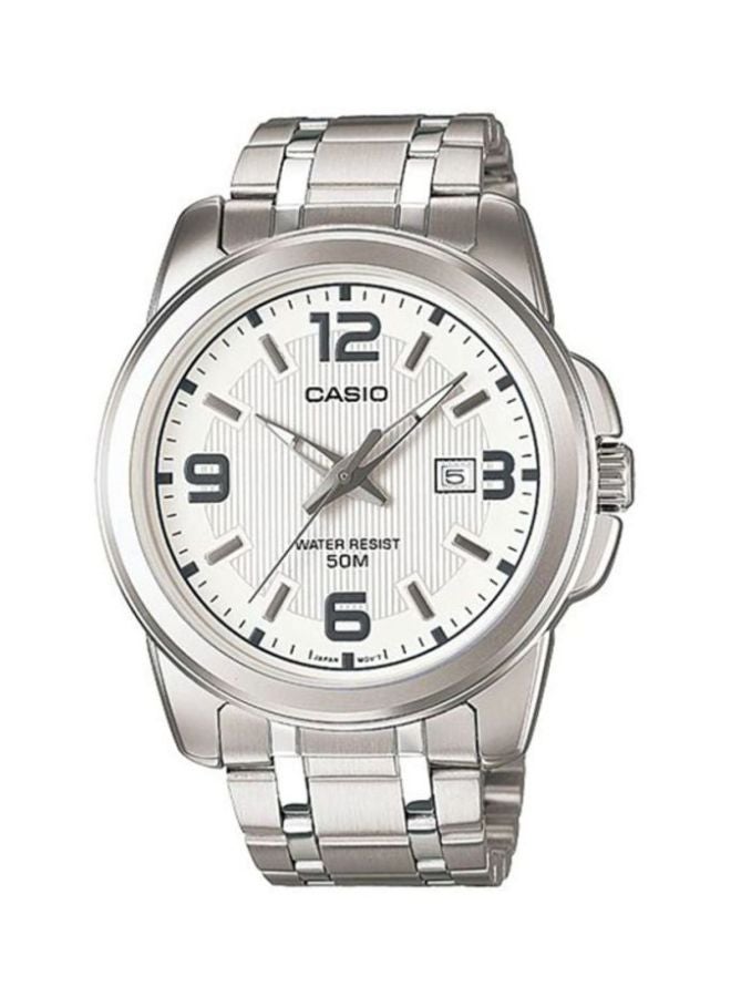 CASIO Men's Enticer Analog Watch MTP-1314D-7A - 50 mm - Silver - Image 1