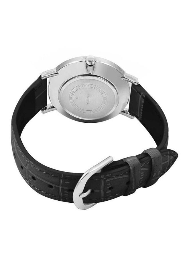 كاسيو ساعة يد إنتايسر بعقارب طراز MT- 01L-7B1UDF - 40 مم - أسود للرجال - Image 2