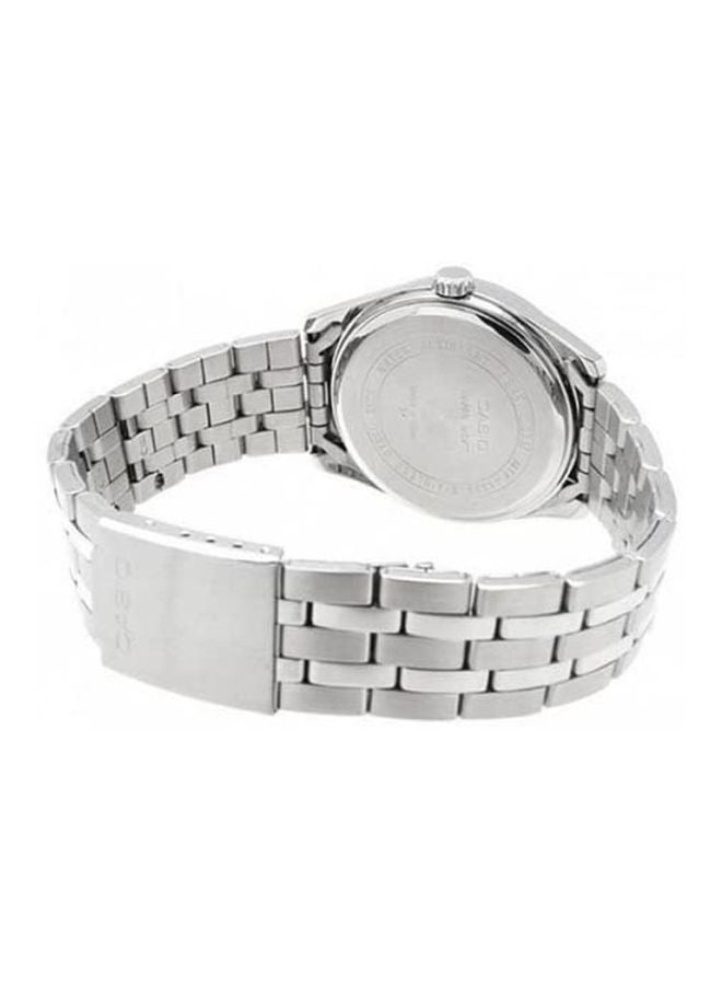 كاسيو ساعة يد إنتايسر بعقارب طراز MTP-1335D-7A - قياس 44 مم - فضي للرجال - Image 2